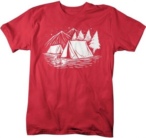 Men's Tent Camping T-Shirt ZK01