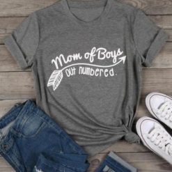 Mom Of Boys T-Shirt ZK01