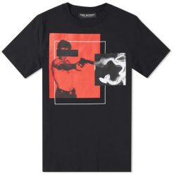 Neil Barrett Taxi Driver Tee Black & Red T-shirt FD01