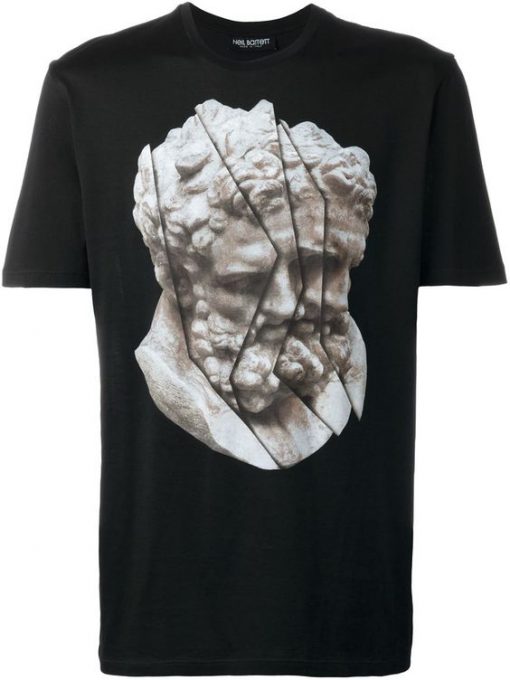 Neil Barrett statue print T-shirt FD01