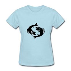 PISCES Zodiac Sign Women T-shirt FD01