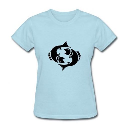 PISCES Zodiac Sign Women T-shirt FD01