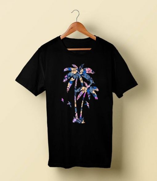 Palm Tree Print TshirtDV01