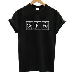 Periodic Table Barista Coffee T-Shirt EL01