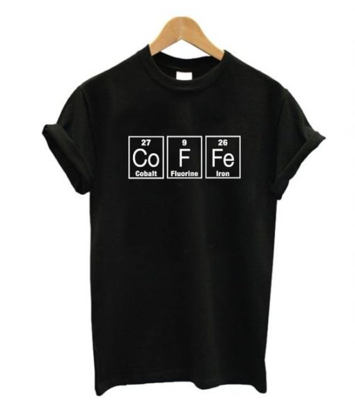 Periodic Table Barista T-Shirt FR01