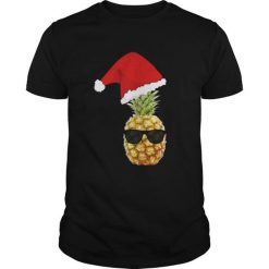 Pineapple Santa Christmas Tshirt EC01
