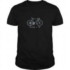 Portland Bicycle Tshirt EC01