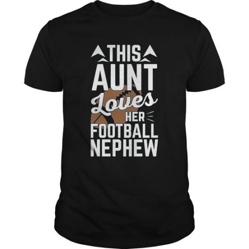 Proud Football Aunt T-Shirt AD01