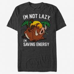 Pumbaa I'm Not Lazy I'm Saving Energy T-Shirt AD01