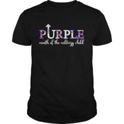Purple Month Military T-shirt ZK01