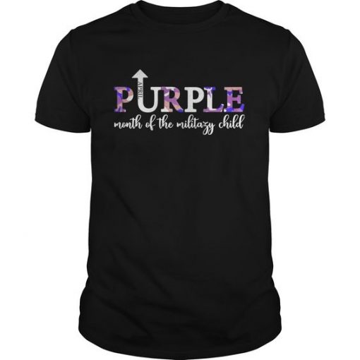 Purple Month Military T-shirt ZK01