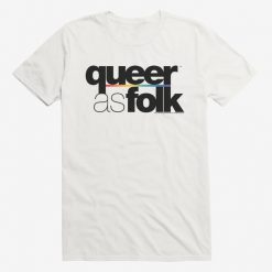 Queer As Folk Bold Classic Logo T-Shirt AD01