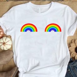 Rainbow Boobs LGBT Pride T-Shirt EL01