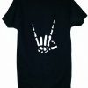 Skeleton Hand Cutout T-Shirt ZK01