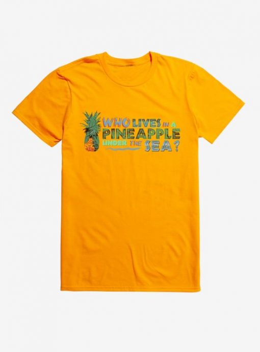 Spongebob Squarepants Pineapple T-Shirt EC01