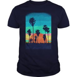 Summer Miami Beach Sunset T Shirt DV01