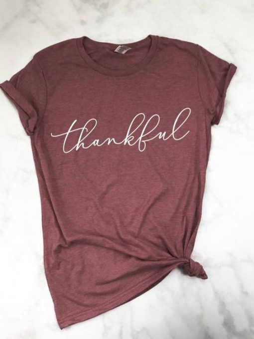 Thankful Design T-Shirt ZK01