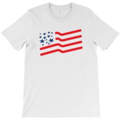 USA flag creative illustration icon T-Shirt EC01