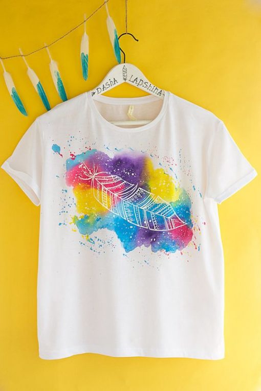 Watercolor Effect T-Shirt SN01