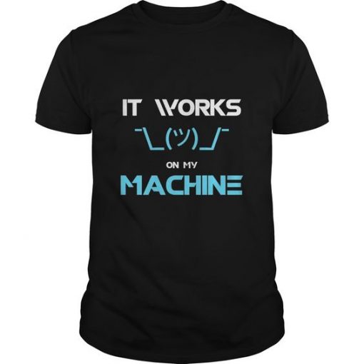 Work On Machine T-shirt ZK01