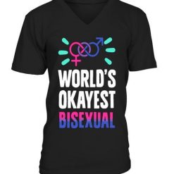 Worlds Okayest Bisexual T-Shirt EL01