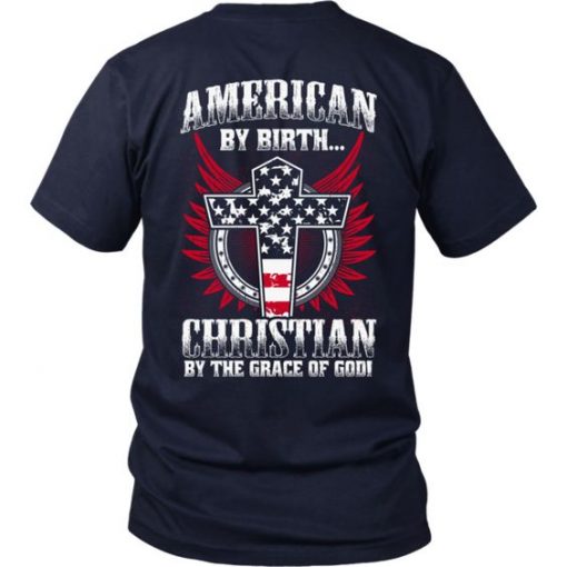 American By Birth T-shirt DS01