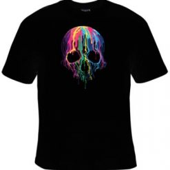 Awesome colorful skull shirt KH01
