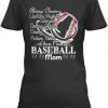 Baseball Mom Love T-Shirt Fd01