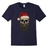 Bearded Santa Skull T-Shirt KH01