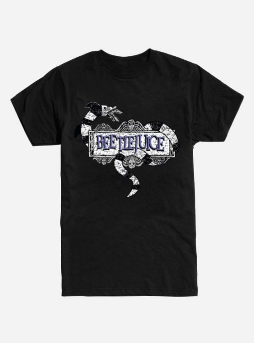 Beetlejuice Snake Title T-Shirt AD01