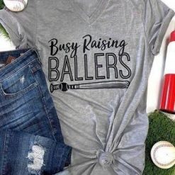 Busy Raising Ballers T-shirt Fd01