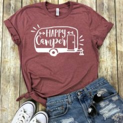 Camping Womens T-Shirt AV01