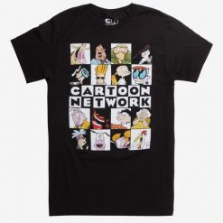 Cartoon Network Checkered Box Characters T-Shirt AD01