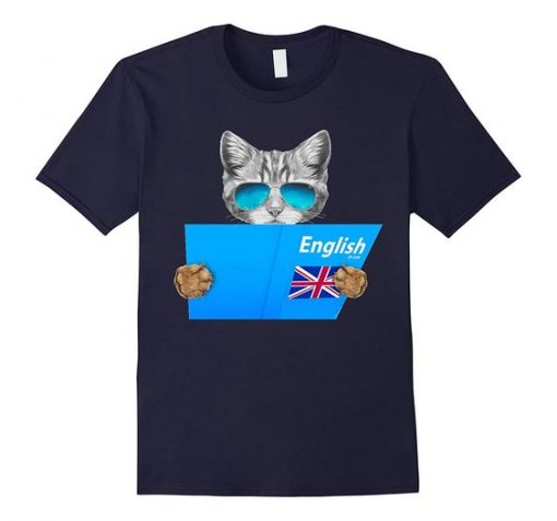 Cat Is Reading a Book T-Shirt AD01