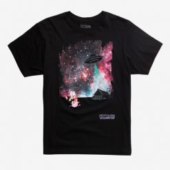 Courage The Cowardly Dog UFO T-Shirt AD01