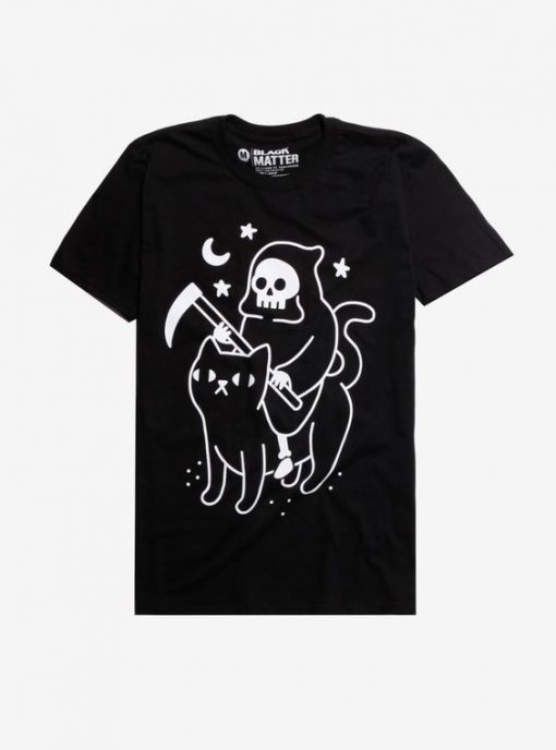 Death Rides A Black Cat T-Shirt AD01