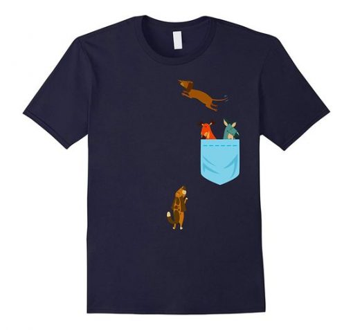 Dogs In My Pocket T-Shirt AD01