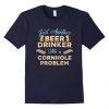 Drinker Cornhole Problem Graphic T Shirt DS01