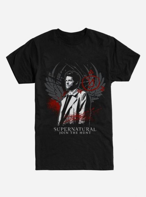 Extra Soft Supernatural Castiel T-Shirt AD01