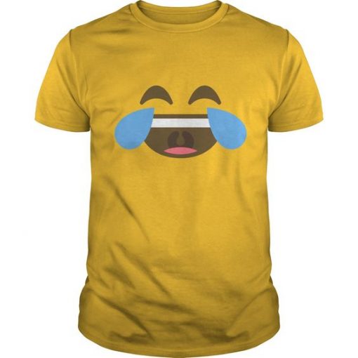 Face With Tear Of Joy Emoji T-Shirt EL01