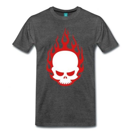 Fire Skull T-shirt KH01