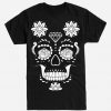 Floral Sugar Skull T-Shirt FR01