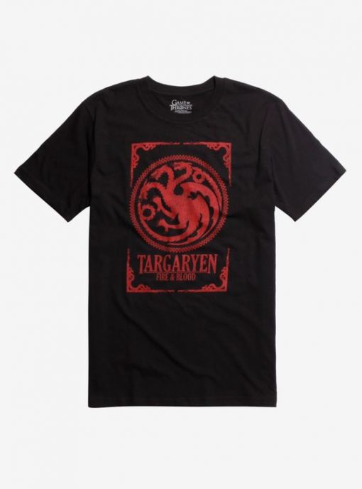 Game Of Thrones Targaryen Framed Sigil T-Shirt AD01