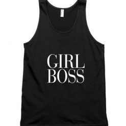 Girl Boss Vogue Typography Tank Top DV01