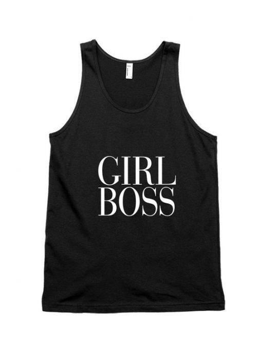 Girl Boss Vogue Typography Tank Top DV01