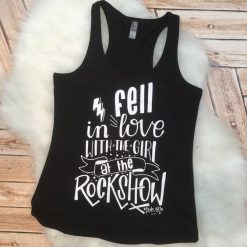 Girl at the Rock Show Racerback Tank top AV01