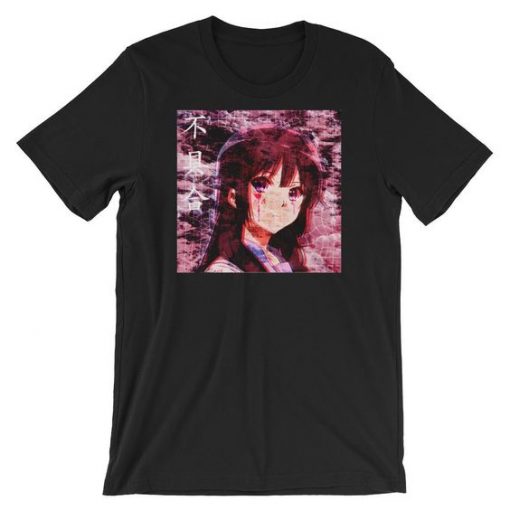 Glitch Short-Sleeve Unisex Anime T-Shirt AV01