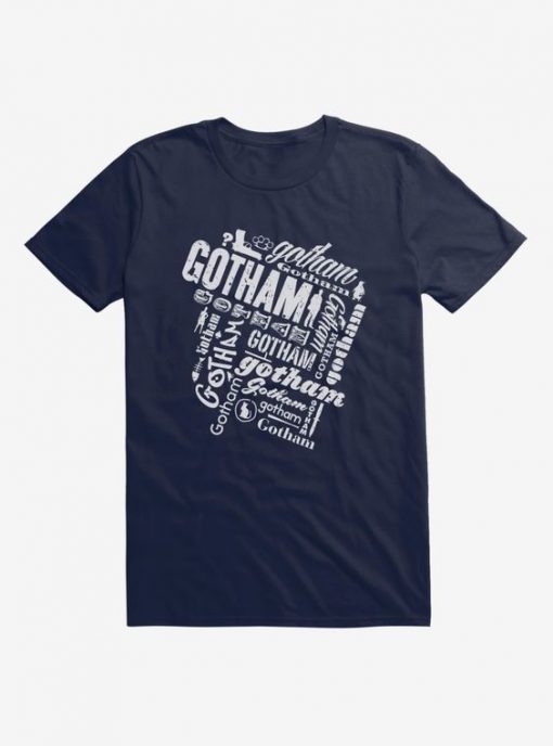 Gotham Typography T-Shirt SN01