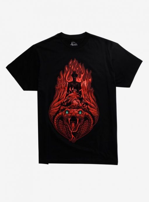 Jafar Serpent Flames T-Shirt DV01