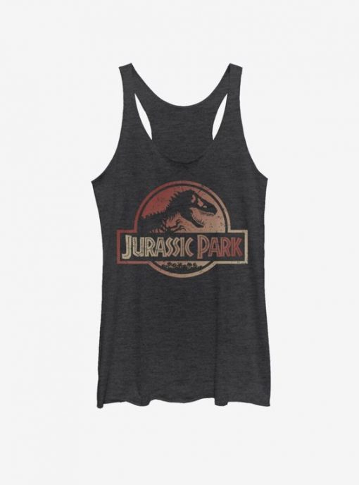 Jurassic Park Colored Logo Tank Top FD01